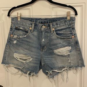 Denim And Supply Ralph Lauren Distressed Shorts